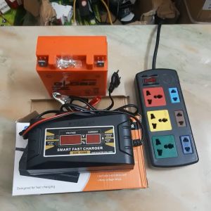 Máy sạc bình ắc quy 12v SUOER-SON1206D từ 12Ah-100Ah thông minh tự ngắt khi đầy chống ngược cực Sạc acquy xe máy acquy ô tô máy nạp bình ắc quy sạc bình ắc quy 12v (SON-1206D LOẠI 1)