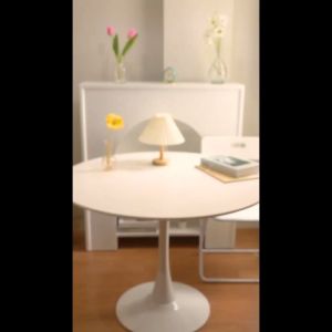 Coaster Kain Linen Pinggiran Kotak-Kotak/Tatakan Minuman