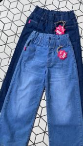 Celana Kulot Anak Perempuan Jeans Panjang Tanggung Pinggang Karet NomenaKids 2088 2089 2107 2112