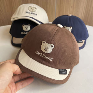 Cute Short Brim Baseball Cap for Babies Boys Girls Spring Autumn Sun Protection Child Versatile Duckbill Hat Baby Sunshade Hat