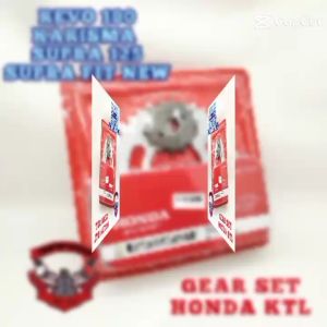 GIR SET GEAR SET PAKET HONDA KTL SUPRA 125 SUPRA FIT NEW KARISMA