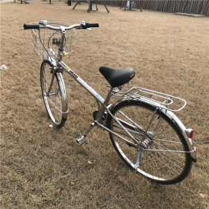 Retro 26-Inch Japanese-Style Internal Speed Shift Kirovben Bicycle Old-Fashioned Single Speed Curved Beam Mens Retro Car Stainless Steel