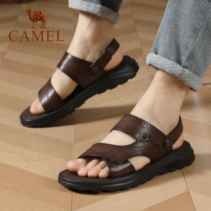 CAMEL | Casual Beach Sandal  Leather