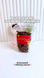 Balado Teri Kacang 250 Gram Gurih Lezat Home Made Halal Dapur Umma Yantie