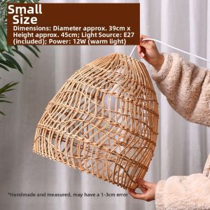 YILI | Bamboo and Rattan Restaurant Pendant Light Zen Style