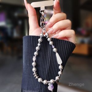 ZHENGEGE | Short Fashionable Refined Phone Wrist Strap