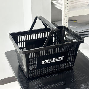 NOFILE LIFE®24ss "Daily Life Series" Outdoor Camping Portable Shopping Basket Storage Black Basket