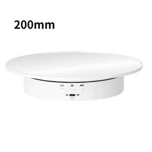 200 mm for video shooting show turntable 3 rotating speed photography show 360 electric rotary products Christmas gifts