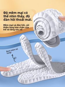 ZHIHAOEN | Anti-Odor Absorbent Breathable Athletic Cushion Shock Absorbing Insoles for Boys and Girls