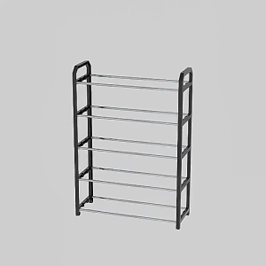 LiGou Shoe Rack Stainless Steel Stackable Shoes Organizer Storage