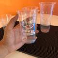 CUP PLASTIK SABLON SENYUM MENYEGARKAN UKURAN 14 OZ 16 OZ 18 OZ 22 OZ 1 SLOP | CUP JUMBO | CUP ES. 