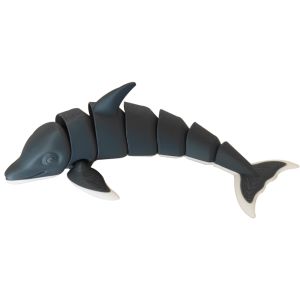 3D Printing Artificial Marine Animal Dolphin Toy Model Movable Joint Hand-Made Doll Aquarium Souvenir