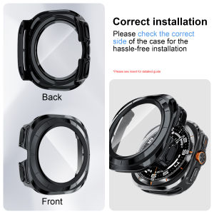 Cover for Samsung Galaxy Watch 2025 Ultra accessories Tempered Screen Protector Hard PC Bumper Galaxy Watch 7 ultra Glass+Case