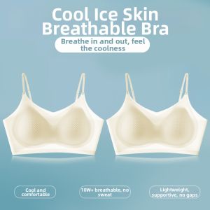 Jeanswest | Wireless Seamless Summer Thin Bra with Padded Support