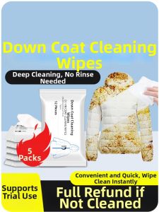Stain Remover Dry Cleaning Wet Wipes For Down Jackets