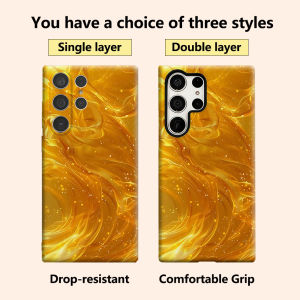 BILIBILI | Gold Silk Luxury Fashion Full Lens Protective Case for Samsung Galaxy S26 S25 S24 A56 A36 Plus Ultra