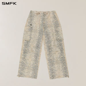 SMFK | Vintage Camo Cross Casual Trousers Straight Cut