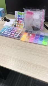 Creative DIY Gift Beads Tray 52×52 LED Pixel Art Pegboard USB-C Rechargeable APP Board for 2.6mm Mini Melty Perler Beads