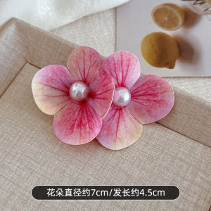 Kẹp Tóc Hoa Phong Cách Pure Desire Double Butterfly Orchid Giả Cho Phụ Nữ Siêu Tiên Phong Kẹp Tóc Bên Hông Kẹp Tóc Mái Lệch Kẹp Mỏ Vịt Trang Trí Bãi Biển