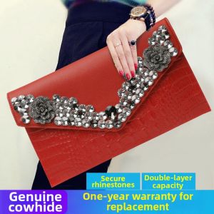 SIFULUN | Fashion New Real Leather Evening Clutch