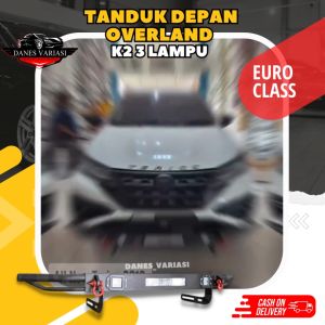 TANDUK DEPAN PREMIUM KUALITAS IMPORT GRADE A  BUMPER  OVERLAND K2 3 LAMPU - MOBIL ALL NEW FORTUNER Aksesories Mobil Bisa COD