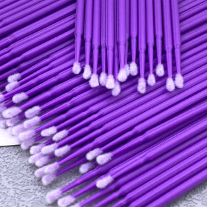 100 Chiếc Cọ Vi Mô Tẩy Trang Mi Que Chuốt Mascara Bông Tẩy Trang Dụng Cụ Trang Điểm Nối Mi Của Mollie Lipper