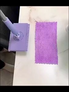 92cm Towel Mop Purple Cloth Clip Dust Removal Paper Dry Towel Floor Wet Towel Household Multifunctional Mop Cleaning Cloth Mini Mops With One-time Automatic Cloth Change Easy Cleaning Hands-free 360° Rotating Head Kitchen Bathroom Glass Cleaning Mops