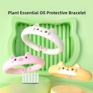MONLEYTA | DE German Mosquito Repellent Bracelet Outdoor Essential Oil Foot Ring Link Portable Adult Child Infant Aluminum Alloy Bracelet
