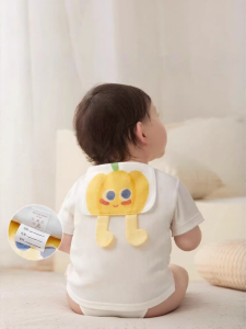 SHI YUE JIE JING | Sweat Absorbing Cotton Scarf for Toddlers Large Size
