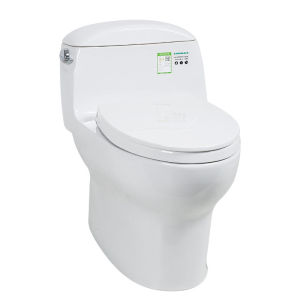 Water-Saving Easy-Clean Glazed Integrated Toilet
