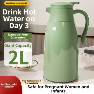 MONLEYTA | Thermos Glass Lined Large Capacity