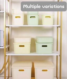 DXL Storage Box Desktop Organizer Box Snacks Toys Cosmetics Plastic Storage Basket Home Living Room Sundries Storage Box