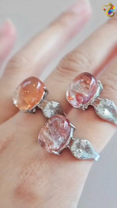 Graduation Grade Koi Hematoid Titanium Adjustable Rings