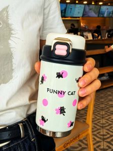 Cốc Nước Bằng Thép Không Gỉ 316 Dễ Thương Cốc Trà Di Động Nhỏ Gọn Cho Học Sinh Cốc Nước Giữ Nhiệt Cốc Đựng Trà Cốc Đựng Nước