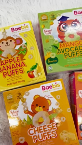 Baebis Natural Baby Puffs 35g (Banana / Avocado / Sweet Potato / Cheese / Berry)