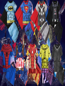 Marvel Avengers Childrens Short Sleeve Suit Three-Piece Set Performance Costume Cartoon Summer Outfit for Boys And Girls