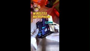 ONESAM J10 WIRELESS MICROPHONE CLIP ON 2  MICROPHONE PORTABLE & FASHIONABLE PEMBUAT REKAMAN HP
