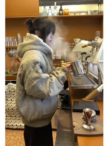 Dày Dặn Lông Cừu Ngắn Mùa Thu Mùa Đông Áo Khoác Dành Cho Nam Thanh Niên Thoải Mái Áo Khoác Bông Trùm Đầu Hạng Nặng Khóa Kéo Mặt Đóng Cửa Túi