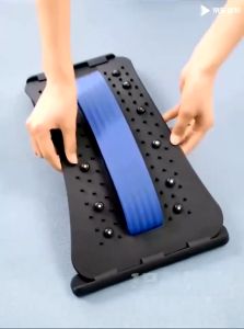 Back Stretcher Lumbar Back Cracker Board Pain Relief Device Multi-Level Back Massager Lumbar Pain Relief for Herniated Disc Sciatica Scoliosis Lower and Upper Lumbar Support Stretcher