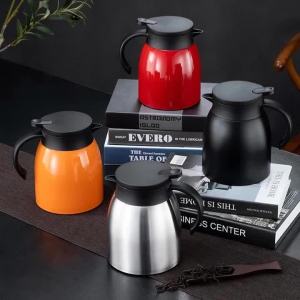 Bình Giữ Nhiệt Bằng Thép Không Gỉ Dung Tích Lớn 1200ml Có Lưới Lọc Trà Dùng Cho Nhà Và Văn Phòng Ấm Pha Cà Phê & Trà Bình Giữ Nhiệt