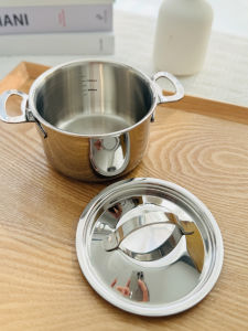 Mini Toy Stainless Steel 304 Milk Pan Double Ear Baking Auxiliary Food Stew Pot 10cm Universal Kitchen Cooking Utensils
