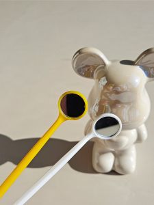 Portable Mini Mirror for Eyelash Extensions Static Resistance Curly Eyelashes Beauty Tool Korean Brand Mei Yan Lu