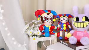 Bandai | In stock forThe Amazing Digital Circus Plush Pomni and Jax Plushie Doll Toys for Birthday Christmas Halloween Toy Gift hot