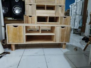 Meja Tv Minimalis Kayu Mahoni Meja Tv Aesthetic Murah