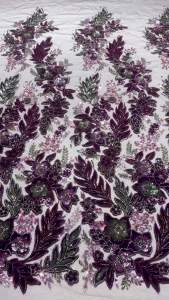 2026 Fashion Elegant French Mesh Embroidery Sequins Beads Lace Fabric African Nigerian Lace Fabric For Wedding Dress