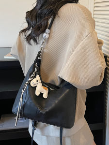 TANGKOU | Soft Leather Large Capacity Crossbody Tote Bag