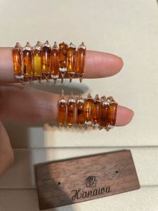 แหวนกำไลคอสร้อยคอจี้แหวนเงินแท้ 14K ทองแดงย้อนยุคหรูหราจากมูลนิธิ เครื่องประดับแฟชั่นสำหรับผู้หญิง