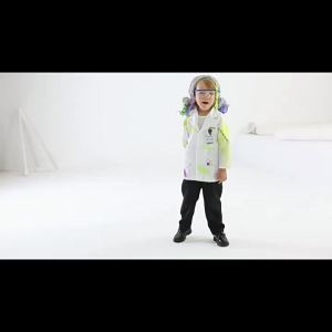 Childrens Day Kindergarten Performance Costume Crazy Scientist Role-Playing Costume in Stock Sufficient Dropshipping