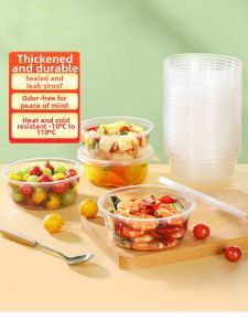Maryya | Microwavable Disposable Food Storage Containers with Lid