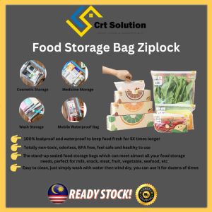 Food Bag Food Storage Bag Plastic Bag Frozen Bag Freezer Bag Zip Lock Bag Zipper Bag